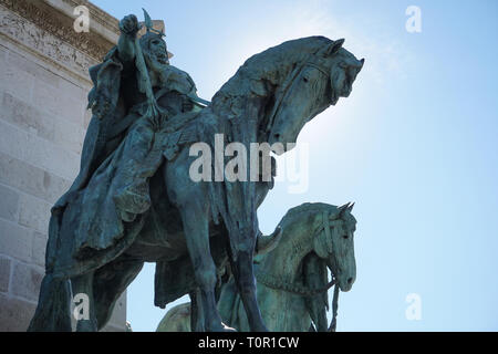 King Arpad. Millennium Monument, Heroes' Square. Budapest, Hungary ...