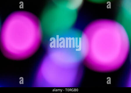 defocused and blurred colour leds Stock Photo