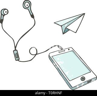 Map design concept set with phone, bike, backpack and world navigation flat icons isolated vector illustration grunge style texture, hand drawn clip a Stock Vector
