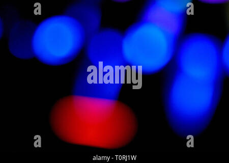 defocused and blurred colour leds Stock Photo