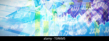 Composite image of stocks and shares Stock Photo