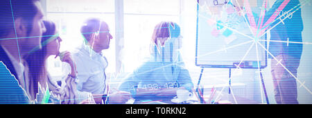 Composite image of stocks and shares Stock Photo