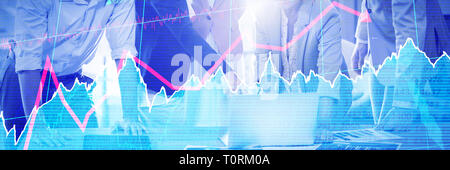 Composite image of stocks and shares Stock Photo