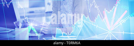 Composite image of stocks and shares Stock Photo
