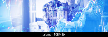 Composite image of stocks and shares Stock Photo