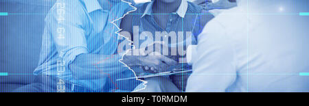 Composite image of stocks and shares Stock Photo