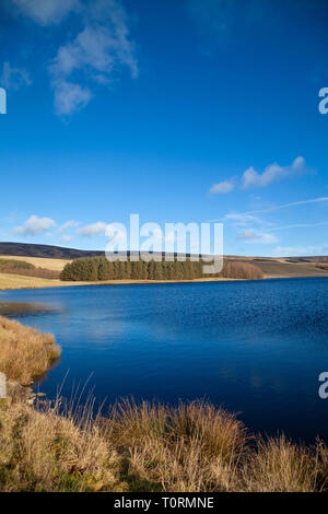 Whiteadder Reservoir is a reservoir in East Lothian, Scotland, UK Stock Photo