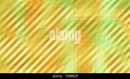 Yellow and Green Low Poly Triangles Diagonal Abstract Background Stock Photo