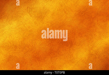 Abstract yellow orange liquid background texture Stock Photo