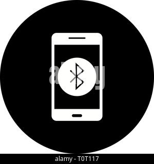 Illustration  Bluetooth Mobile Application Icon Stock Photo