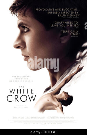 The White Crow (2018) directed by Ralph Fiennes and starring Oleg Ivenko, Ralph Fiennes and Louis Hofmann. Biopic about Rudolf Nureyev and his defection to the West. Stock Photo