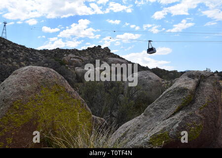Sandia Peak aerial tramway in Albuquerque