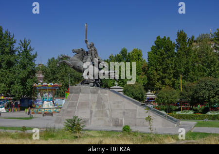 Yerevan, Armenia- September 14, 2013- Zoravar Andranik Statue at Saint Gregory The Illuminator Cathedral. a famous tourist spot in Yerevan, Armenia Stock Photo