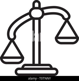 law icon template Stock Vector