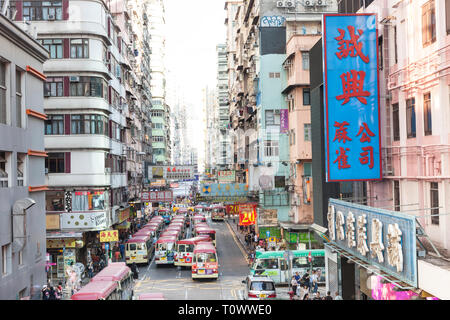 Mong Kok, Kowloon, Hong Kong Stock Photo