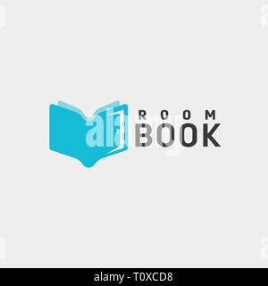 door education book library logo template vector illustration icon element - vector file Stock Vector