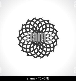Mandala round ornament vector image Stock Vector