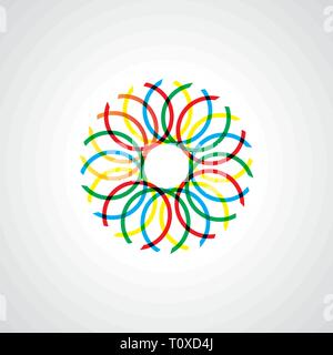 Modern mandala design vector image Stock Vector