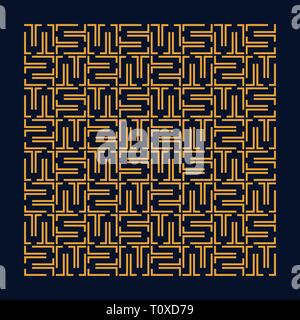 Abstract pattern with border frame Stock Vector