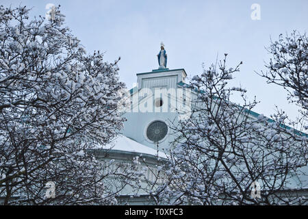 Catholic church in Riga, Latvia Stock Photo