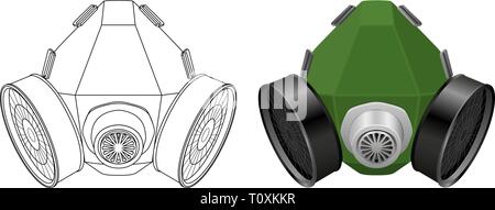 Gas mask Stock Vector
