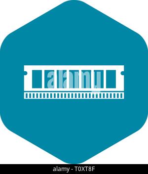 DVD RAM module for the personal computer icon Stock Vector