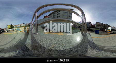 360 degree panoramic view of Fistikagaci metro station , Uskudar - 1