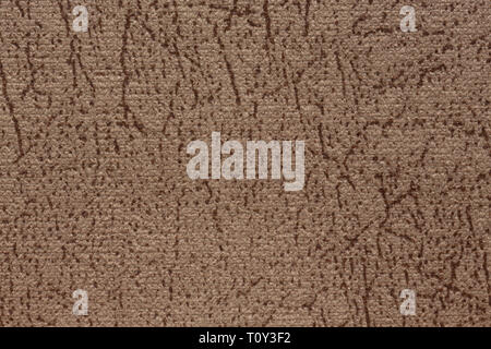 Effective light brown fabric texture with lines. Stock Photo