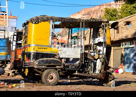 Tuk Tuk, Sardar Market, Jodhpur, Rajasthan, India Stock Photo