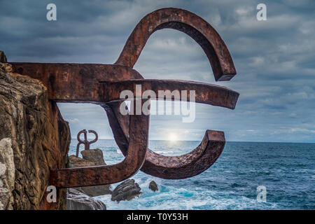 Picture In Cantabric Ocean Monument Stock Photo Alamy
