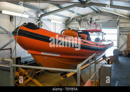 details and photos in and around the Brighton RNLI lifeboat station at Brighton Marina. Stock Photo