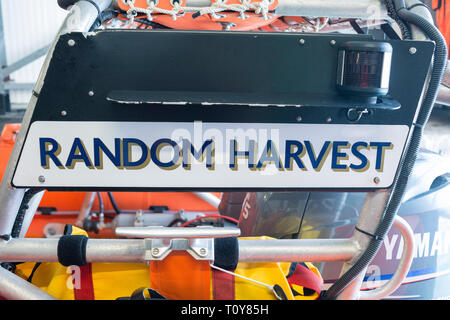 details and photos in and around the Brighton RNLI lifeboat station at Brighton Marina. Stock Photo