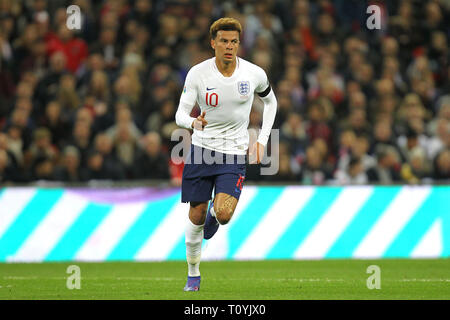 Dele Alli of England - England v Czech Republic, UEFA Euro 2020 Qualifier -  Group A, Wembley Stadium, London - 22nd March 2019 Editorial Use Only Stock  Photo - Alamy
