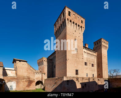 Vignola, Modena, Emilia Romagna, Italy. The Castle (Rocca), built in the Carolingian era but known from 1178; it was turned into a patrician residence
