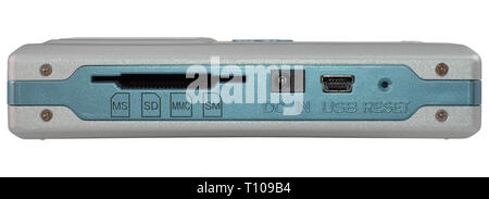 Multi-card reader with hdd data bank - isolated on white background Stock Photo
