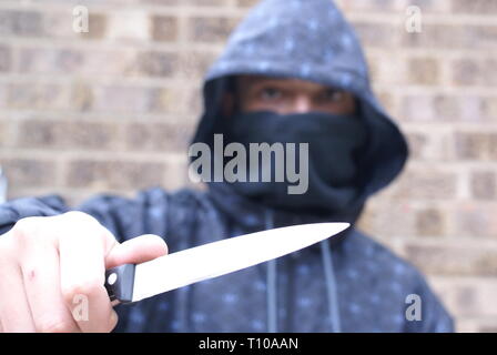 Knife crime Stock Photo