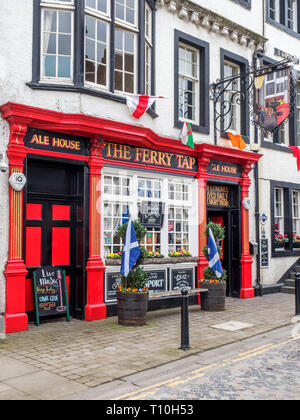 The Ferry Tap pub on the High Street at South Queensferry City of Edinburgh Scotland Stock Photo