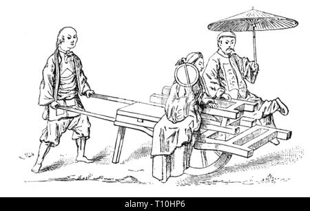 people, professions, potter at the wheel, wood engraving, Germany Stock ...
