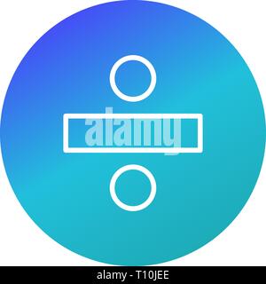 Illustration Divide Icon Stock Photo - Alamy