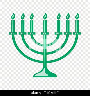 Menorah icon in cartoon style Stock Vector