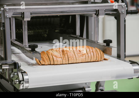 Sliced Bread Cutting Machine Industrial Bread Slicer Supermarket Bread  Crumbs Stock Photo by ©mc.atolye 382022342