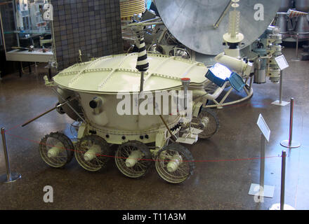 Kaluga, Russia - July 13, 2014: Self-propelled vehicle 'Lunokhod-2' Stock Photo