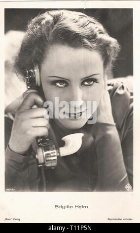 Promotional photography of Actress Brigitte Helm - Silent movie era Stock Photo