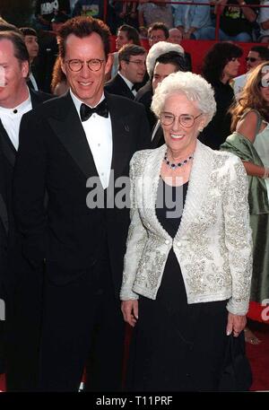 LOS ANGELES, CA. March 25, 1997:  James Woods & mother at the Academy Awards. Pix: Paul Smith Stock Photo