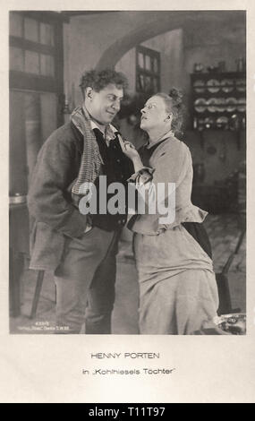 Promotional photography of Emil Jannings and Henny Porten in Kohlhiesels Töchter (1920) - Silent movie era Stock Photo