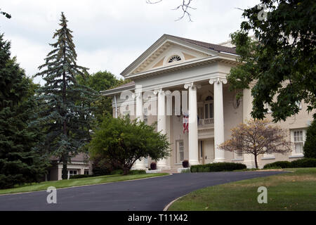 Hawthorn Hill, the 1914 mansion built by the Wright Brothers in Dayton ...