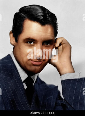 Cary Grant (born Archibald Alec Leach; January 18, 1904 ñ November 29, 1986) was an English-American actor, known as one of classic Hollywood's definitive leading men. He began a career in Hollywood in the early 1930s, and became known for his transatlantic accent, debonair demeanor, light-hearted approach to acting, and sense of comic timing. He became an American citizen in 1942. Credit: Hollywood Photo Archive / MediaPunch Stock Photo