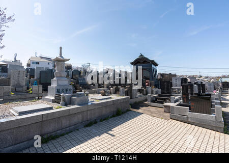 Jizo-Oh's Mausoleum, Naka-Ku, Yokohama City, Kanagawa Prefecture, Japan Stock Photo