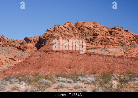 Near Little Fin Land in Gold Butte National Monument, near Bunkerville and Mesquite, Nevada, USA Stock Photo