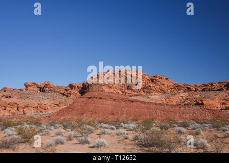 Near Little Fin Land in Gold Butte National Monument, near Bunkerville and Mesquite, Nevada, USA Stock Photo